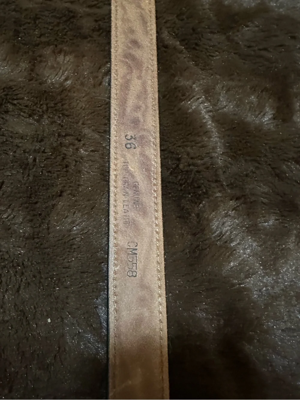 Vintage Hand Tooled Leather Belt